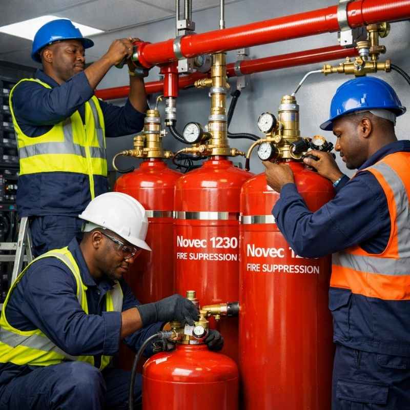 Fire Suppression System Installation – OCP Africa Ltd / Almog Engineering Ltd