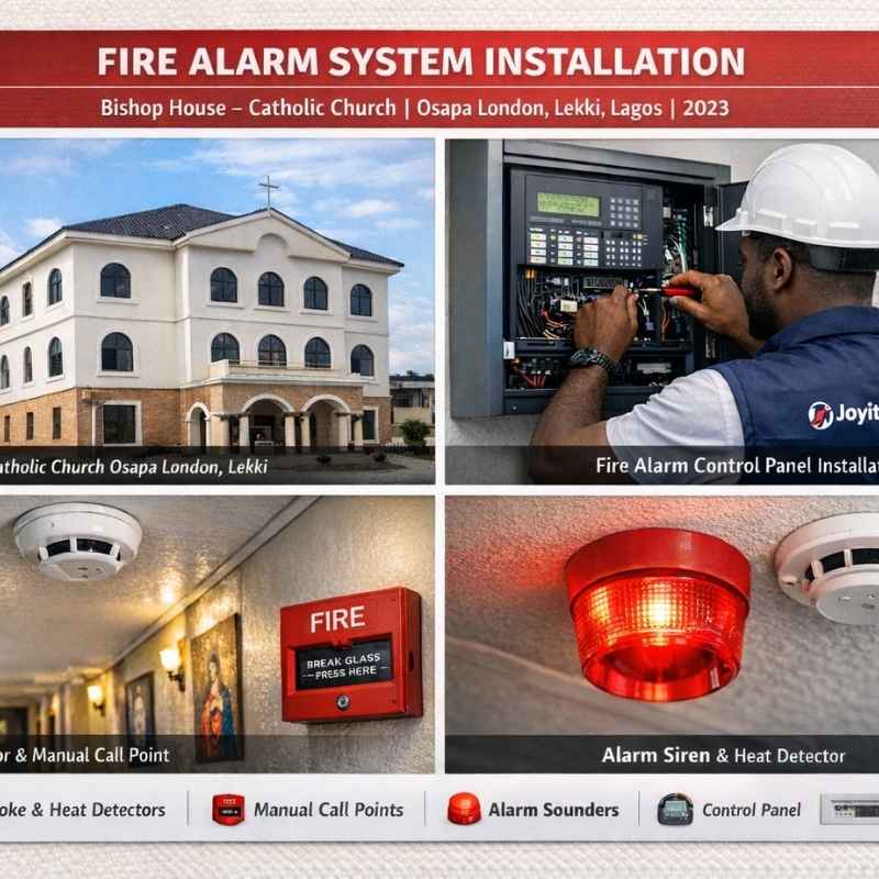 Fire Alarm System Installation – Bishop House Catholic Church
